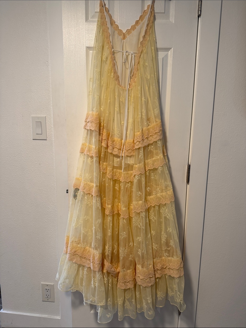 Tularosa Cream Lace-Trim Slip Dress - Picture 5 of 7